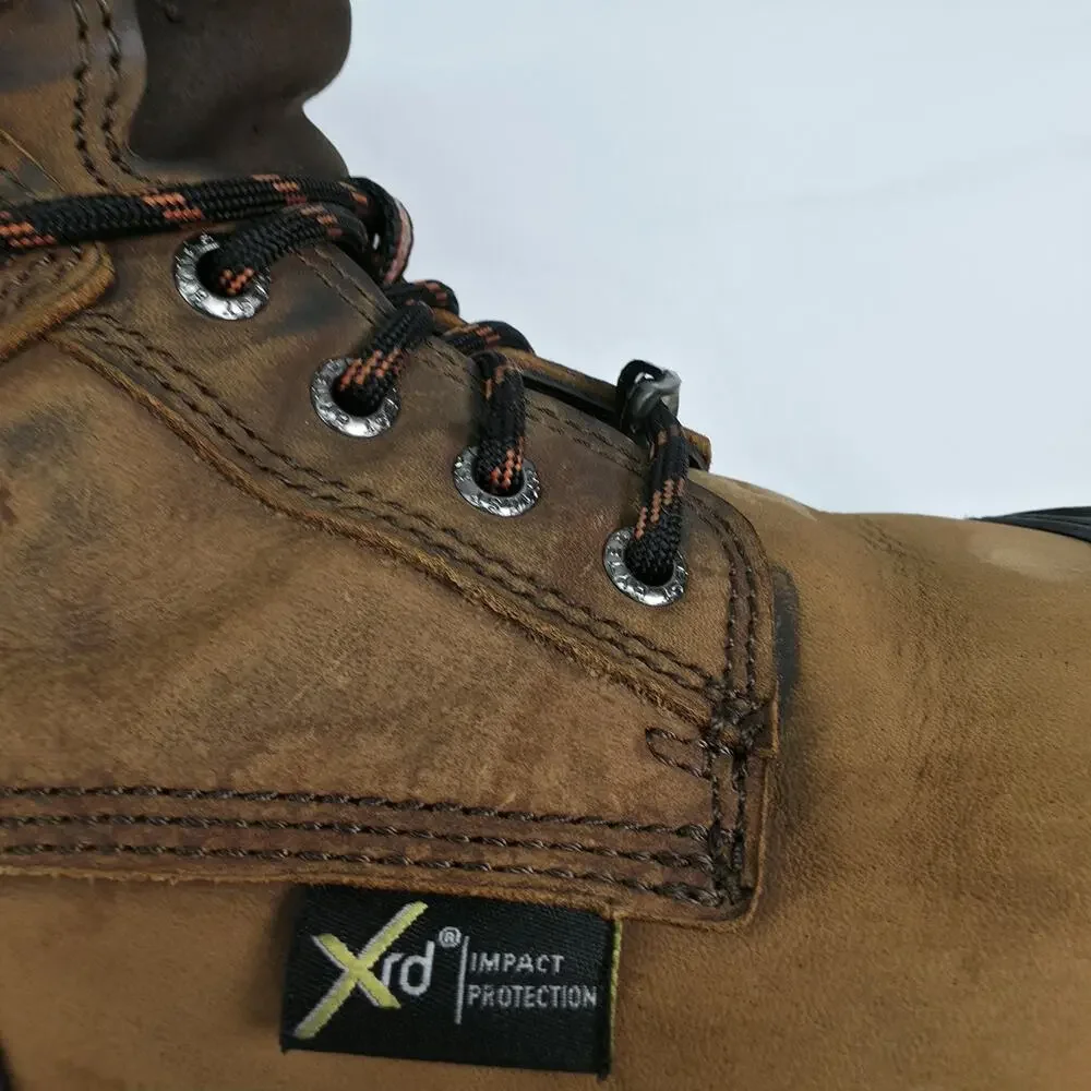 HyTest FootRests High Energy Work Boots Mens 9 Waterproof Composite Toe EH PR XR